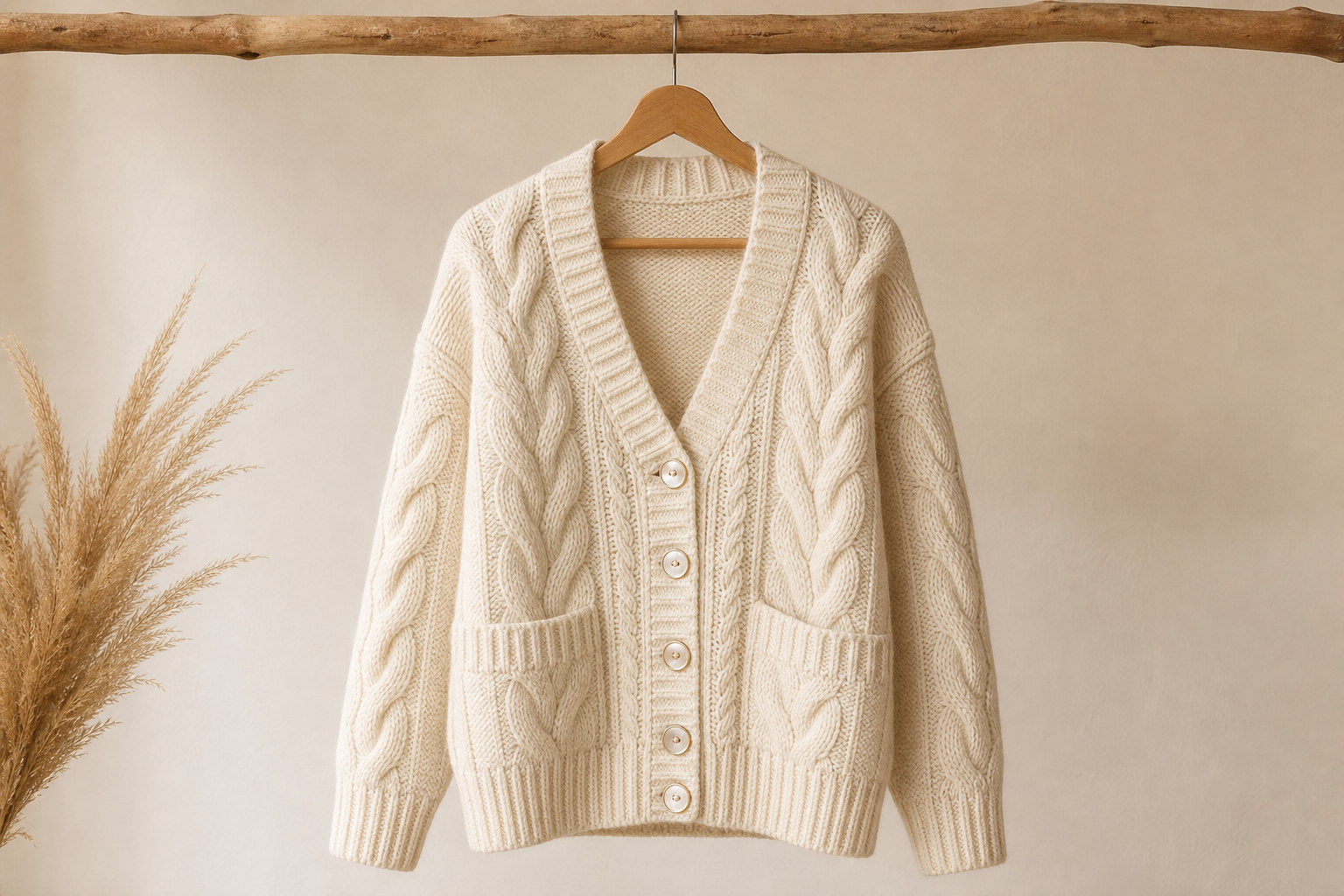Cardigan Oversize en Maille