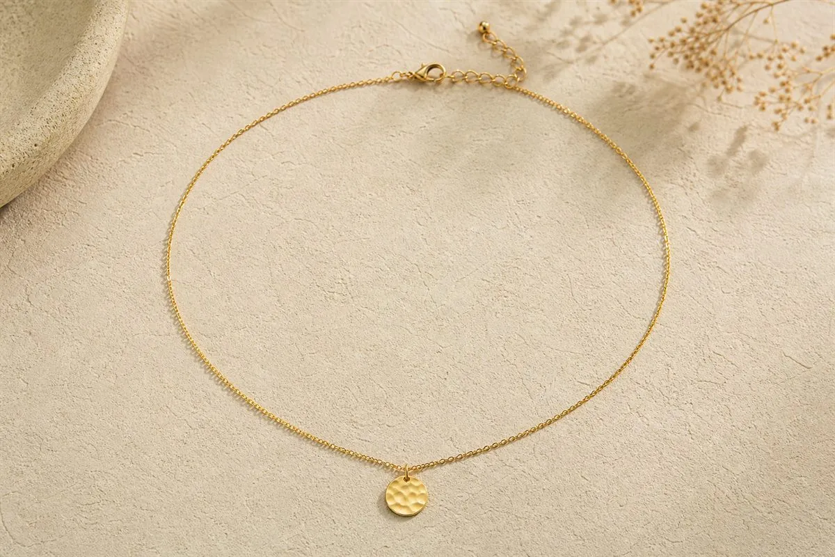 Iconique Collier Chaîne Fine Plaqué Or Édition Limitée