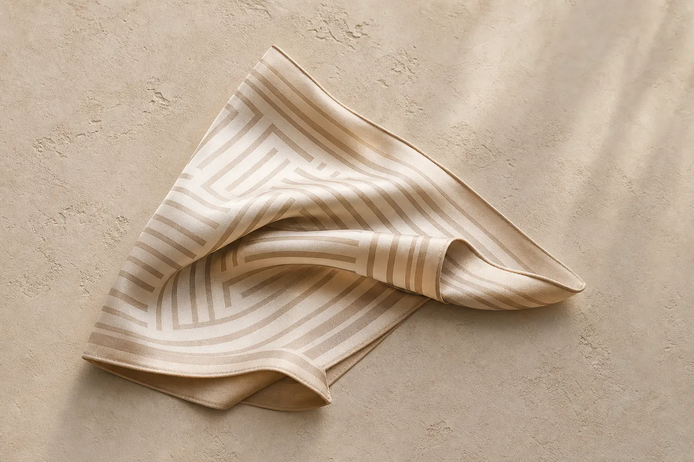 Mini Foulard Carré Soie Touch