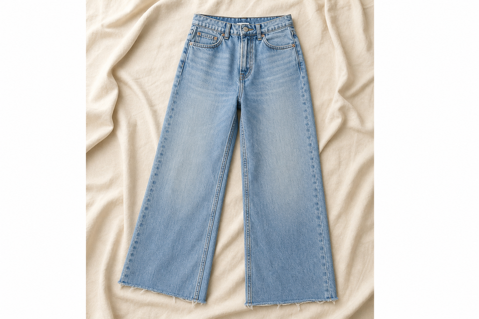 Jean Wide Leg Taille Haute