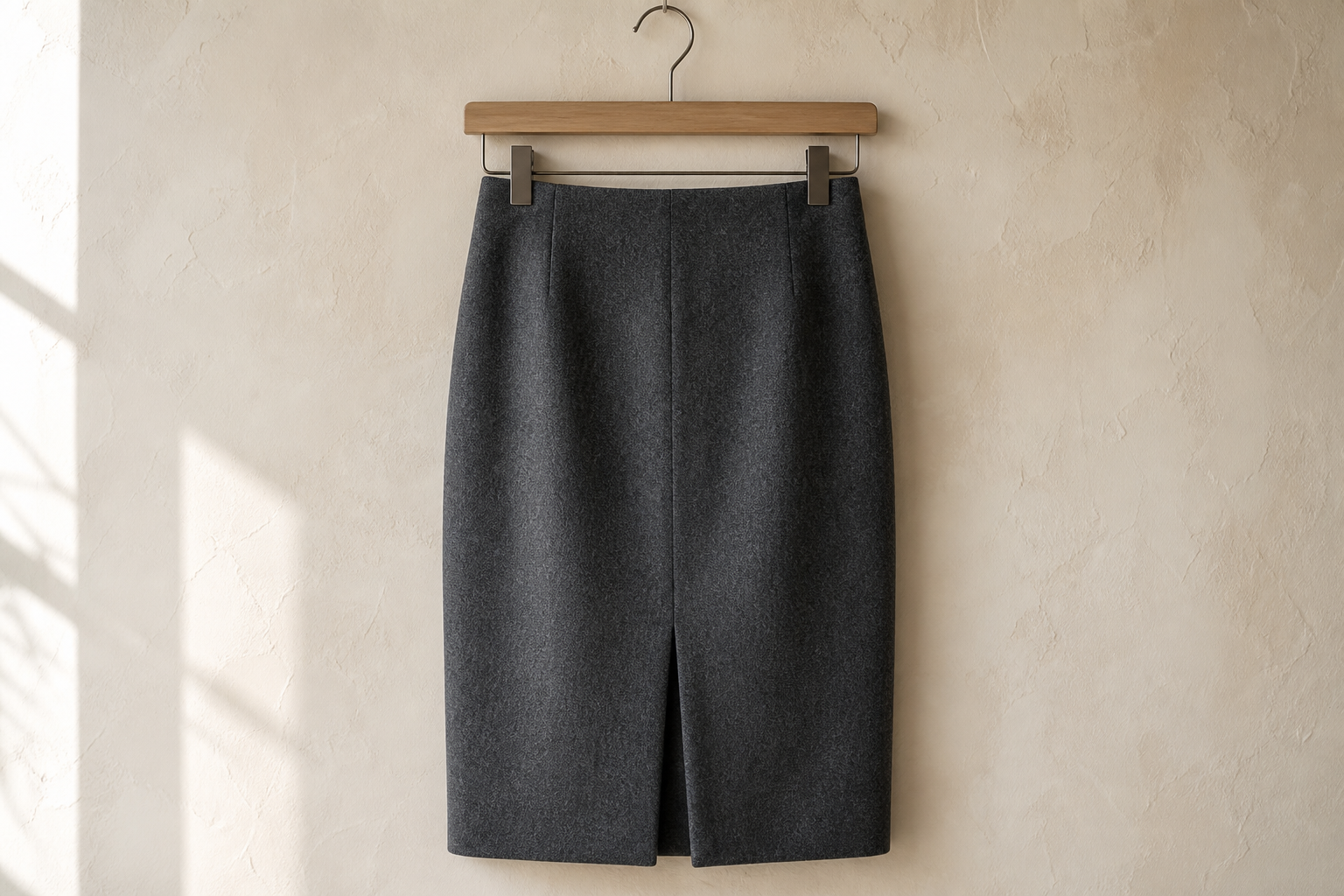 Jupe Crayon en Laine