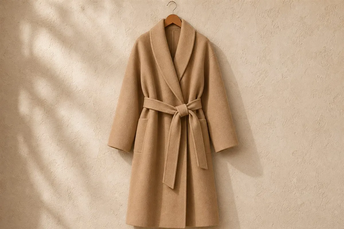 Manteau Peignoir Oversize Ceinturé — Iconique