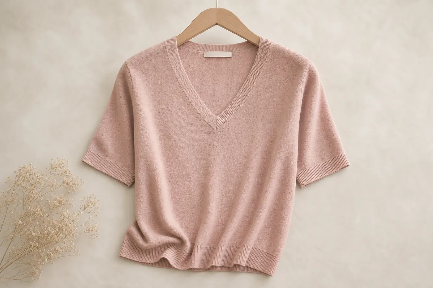 Top Maille Fine Col V